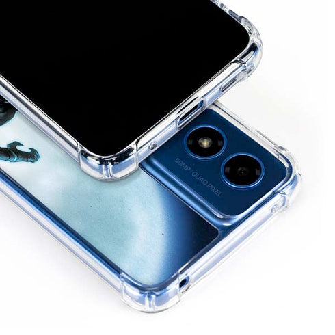 Marvel Black Panther Jumping Through Air Moto G 5G (2024) Clear Case